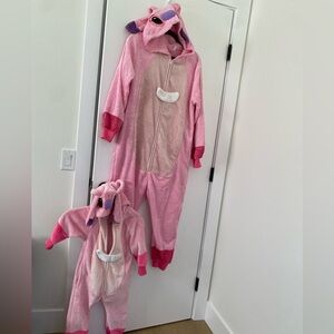 Stitch Pink and Purple pijama Women and girl